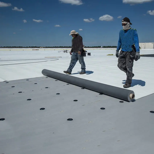 غشاء مضاد للشيخوخة من البي في سي بسمك 1.2 مم مع بطانة من الصوف، غشاء مقاوم للماء لأسقف المباني - Product Image 5