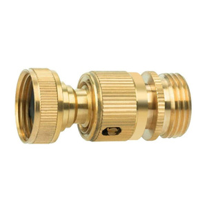 Brass Garden Hose <b>Quick</b> <b>Connectors</b> 3/4 Inch Male Female Fittings For Irrigation With O-Rings - Product Image 5