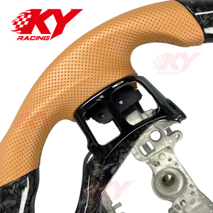 Custom Leather Carbon Fiber Steering <b>Wheel</b> for Lexus IS200T IS250 IS300 IS350 IS500 RC200T RC300 RC350 F Sport Car Accessories - Product Image 2