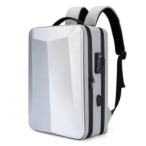 2023 деловой Противоугонный мужской рюкзак 17,3 дюймов водонепроницаемый Abs Жесткий Чехол для ноутбука