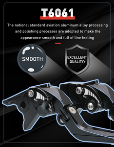 SYM ADX125 2022-2024 오토바이 CNC 알루미늄 5D 브레이크 클러치 레버 조절 가능 접이식 - Product Image 2
