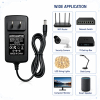 Adaptateur secteur AC/DC 12V 1,5A 18W personnalisé en gros, approuvé FCC, conforme RoHS, certifié CE, adaptateur mural