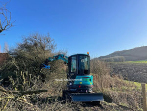 Máy cắt cây gắn trên máy kéo, kìm cắt cây, gầu kẹp dùng cho máy chẻ gỗ - Product Image 5