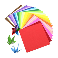 Papier de couleur pour bricolage A4 papier de couleur manuel scolaire mélangé 70 mil