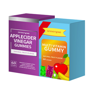 Greenpie Apfelessig-Gummibärchen Natürlicher Fruchtgeschmack 60 Gummis pro Flasche Nahrungsergänzungsmittel für Männer - Product Image 6
