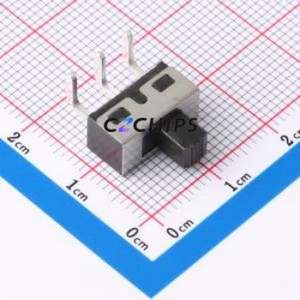 HX SS12D10G5-WJ Slide Switch Through hole-3P,6.7x12.7mm Switch Single Pole Double Throw Rectangle Pin Header PC Pin 12.7mm - Product Image 1