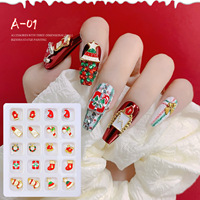Décoration d'ongles colorée 3D en plastique holographique flocon de neige, paillettes pour les yeux et le corps, nouveauté de Noël, vente chaude