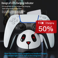 Station de charge rapide pour deux manettes PS5 AOLION AL-P5030, support en ABS noir et blanc, accessoires de jeu