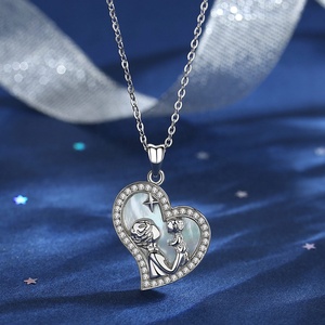 <strong>Mother</strong> Day Gifts <strong>Jewellery</strong> 925 Sterling Silver love Heart <strong>Mother</strong> <strong>Daughter</strong> Pendant Necklace - Product Image 3