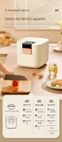 Autocuiseur intelligent multifonctionnel à vapeur avec revêtement antiadhésif et contrôle électrique par micro-ordinateur pour la maison