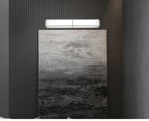 Applique murale LED contemporaine argentée, élégante, pour salle de bain, pour usage domestique - Product Image 3