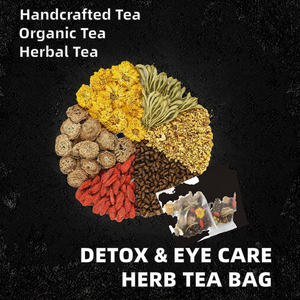 Органический китайский чай с ароматом здоровой травы, хризантема, семена кассии, очищают Детокс печени и глаз, чайный пакетик - Product Image 2