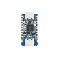 Waveshare RP2350-USB-CM Papan Pengembangan Mini Dual USB Type-C Male/Female Raspberry Pi RP2350 Mikrokontroler Dual-Core