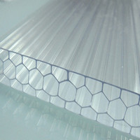 Panneau en plastique de 8 mm, plaque en polycarbonate cellulaire, plaque en polycarbonate creuse, Allemagne, Bayer