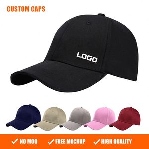 Gorras de Béisbol Bordadas Personalizadas al por Mayor, Gorra Deportiva Unisex de Algodón para Exteriores, Gorra de Béisbol de 6 Paneles - Product Image 2