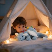Jelly Blue Comforter Sky Dragon, animaux en peluche de haute qualité, jouets doux et mignons, poupée douce mythique, parfaite pour un cadeau d'anniversaire