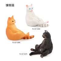 Venta al por mayor de PVC sólido, modelo de estatua de simulación, figuras de animales, figuras de gatos y gatitos, figuras de animales, Juguetes
