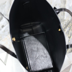 Bolsos de Mujer Personalizados de Lujo y Versátiles, de Gran Capacidad, Negros, Importados, de Piel Encerada, Bolsos de Mano para Mujer - Product Image 2