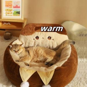 Modern Cartoon Cat & <b>Dog</b> <b>Bed</b> All-Season Universal Pet <b>Sofa</b> with Winter Warmth Washable & Eco-Friendly Anti-Slip Design - Product Image 4