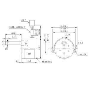 Moteur synchrone à aimant permanent à pôles griffes KTYZ 60KTYZ, moteur de lave-vaisselle 6 kW, fabriqué à Changzhou - Product Image 1