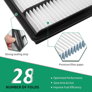 ระบบกรองอากาศรถยนต์172205J6A10 17220-5J6-A10ประสิทธิภาพสูงสำหรับฮอนด้า Acura - Product Image 6