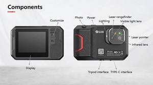 Nouvelle caméra thermique de poche Sensmart PF210, imageur infrarouge, détecteur 256x192, écran tactile LCD 3,5 pouces, portée de 12 m, 25 Hz/9 Hz, PF210 PF - Product Image 2