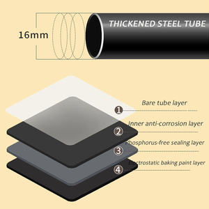 ราวแขวนเสื้อผ้าโลหะพร้อมกล่องเก็บของ ตู้เสื้อผ้าแบบตั้งพื้น ราวแขวนเสื้อผ้าในห้องนอนสำหรับแขวนเสื้อผ้า - Product Image 4