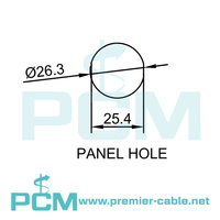 Câble d'extension à double port USB2.0 pour montage sur panneau rond, câble répartiteur USB combiné pour montage sur châssis, câble empilé USB-A encastré
