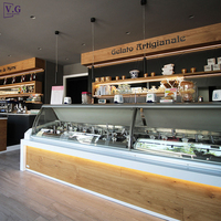 Chine café-restaurant fournit sur mesure surface solide durable moderne café comptoir simple conception de comptoir de magasin