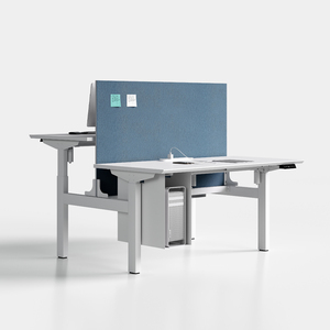<span class=keywords><strong>Bureau</strong></span> de travail moderne réglable en hauteur avec système de levage électrique, poste de travail vertical avec station de levage pour ordinateur - Product Image 2