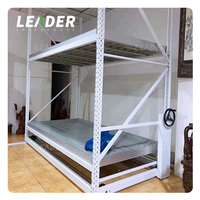 Système de culture hydroponique d'usine de plantes agricoles verticales 1.5x3m mobile à plusieurs niveaux abs plateau d'inondation banc roulant support lit de semences