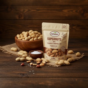 ถุงพลาสติกบรรจุภัณฑ์อาหารพิมพ์ลายตามสั่งทุกชนิด ถุงซิปล็อคแบบตั้งได้ ปิดผนึกได้ ใช้ซ้ำได้ สำหรับใส่ถั่วและขนม - Product Image 2