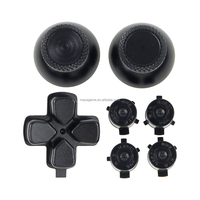 7 en 1 Boutons métalliques pour Playstation 5 PS5 Boutons directionnels en aluminium Boutons de direction en forme de balle Boutons de joystick Remplacement Accessoires