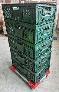 Chariot <span class=keywords><strong>de</strong></span> transport pour conteneurs en plastique 570X370X130mm Modèle TSS-Trolley5737 - Product Image 5