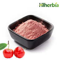 Poudre de fruits 100% naturelle, poudre instantanée de cerise aiguille, poudre de fruits soluble dans l'eau, stock d'usine disponible