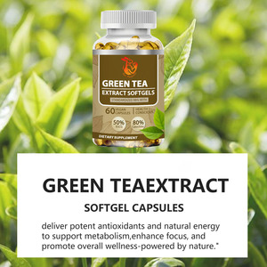 Cápsulas Blandas de Extracto de Té Verde que Promueven la Función Metabólica, Fomentan la Claridad Mental, Apoyan la Relajación y la Calma, y Aumentan los Antioxidantes - Product Image 3