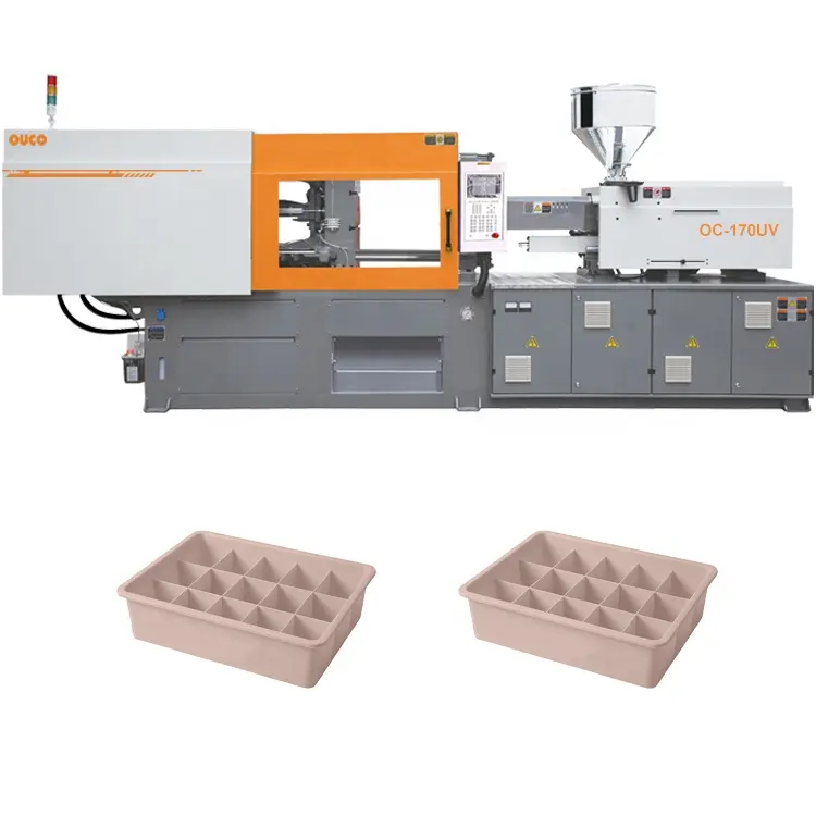 OUCO 170T 첨단 기술 유압 서보 옷장 양말 플라스틱 보관함 상자 사출 성형 기계