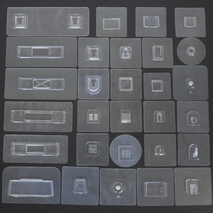Transparent <b>Adhesive</b> <b>Hook</b> Rectangle 6x6 Snowflake Wall Mounted Removable Coat <b>Hook</b> - Product Image 2