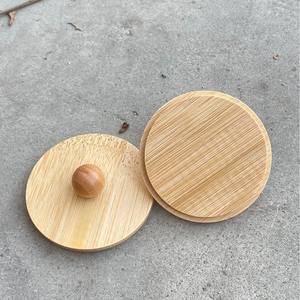 Tasse en bambou sculptée sur mesure avec amour Style cuisine vaisselle sous-verre tasse couvercle produits en bois - Product Image 4