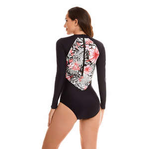 Vêtements de <span class=keywords><strong>surf</strong></span> pour femmes personnalisés OEM 2025, maillot de bain à manches longues - Product Image 4