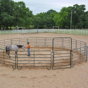 뜨거운 담근 아연 도금 소 스퀘어 야드 펜 말 양 패널 소 야드 패널 - Product Image 6