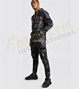 Venta caliente de moda Slim Fit hombres chándal para entrenamiento desgaste cómodo pulóver chándales conjuntos Material personalizado 2023 - Product Image 4