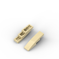 Bloques de Construcción Curvos de Plástico ABS 61678/11153, 4X1, Lisos, para Construcción de Juguetes DIY, Modelos Creativos, MOC Personalizados