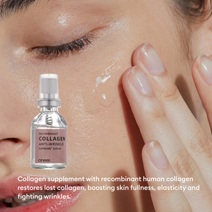 Siero Viso Super Vegano Anti-Rughe con Collagene Ricombinante, Idratante, Rassodante, Riduce le Linee Sottili, Ideale per Viaggi, per Uomo e Donna - Product Image 2