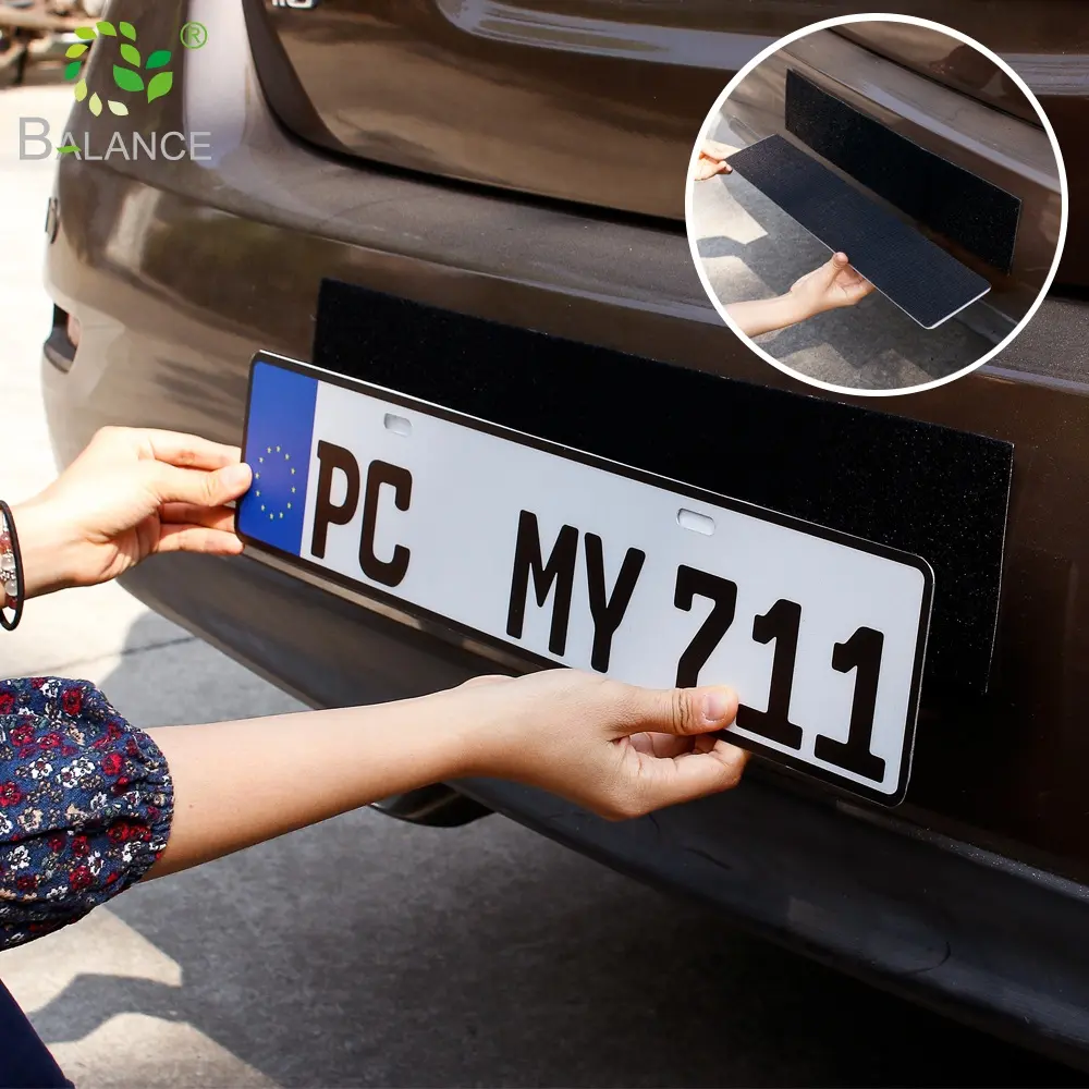 Support de plaque d'immatriculation invisible de voiture, 20 pièces, sans cadre, pour tous les véhicules généraux