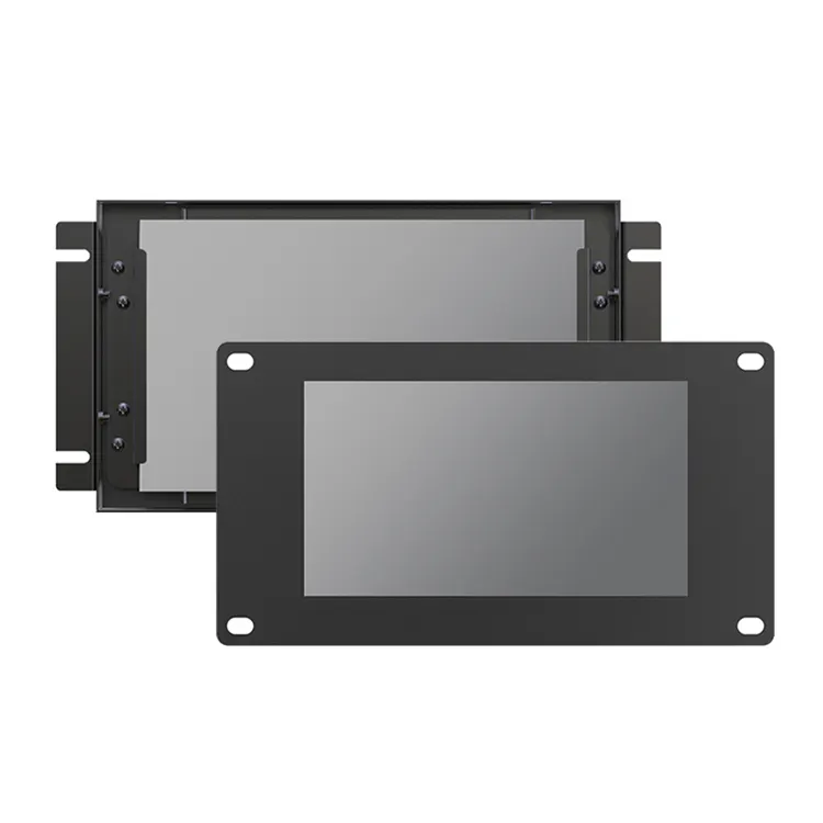 7 inch 1000cd Screen Metal Housing Monitor Industrial LCD