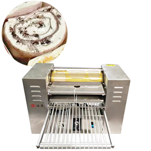 Machine à gâteau crêpe carrée personnalisée à mille couches Chauffage double face pour rouleau de printemps pour boulangerie Lait Eau - Product Image 1