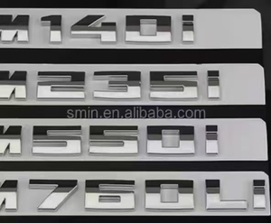 Emblème de coffre M135i M140i M235i M240i M340i M530i M540i M550i <span class=keywords><strong>M550d</strong></span> M730Li M740Li M750Li M750Li M760Li V12 ABS pour <span class=keywords><strong>BMW</strong></span> - Product Image 6
