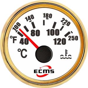 Medidor de Temperatura del Agua con Puntero de 52 mm y 316 L para Yates, Barcos, Vehículos Recreativos y Modificación de Automóviles, 40-120 - Product Image 4