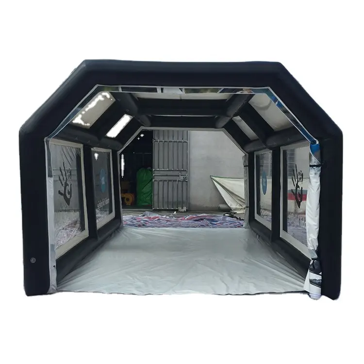 High Quality Movable Outdoor Inflatable Cover Garage Tent for Car Care